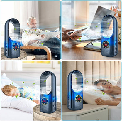 Silent Portable Air Conditioner No Exhaust — USB 6 Speed Mini Cooler 7