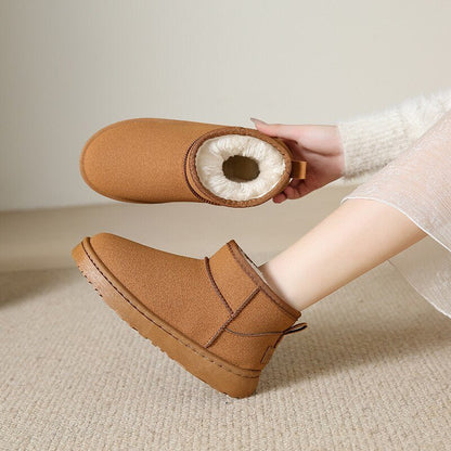 Women's Winter Ankle Boots with Faux Fur Lining — Sizes 36-42 11