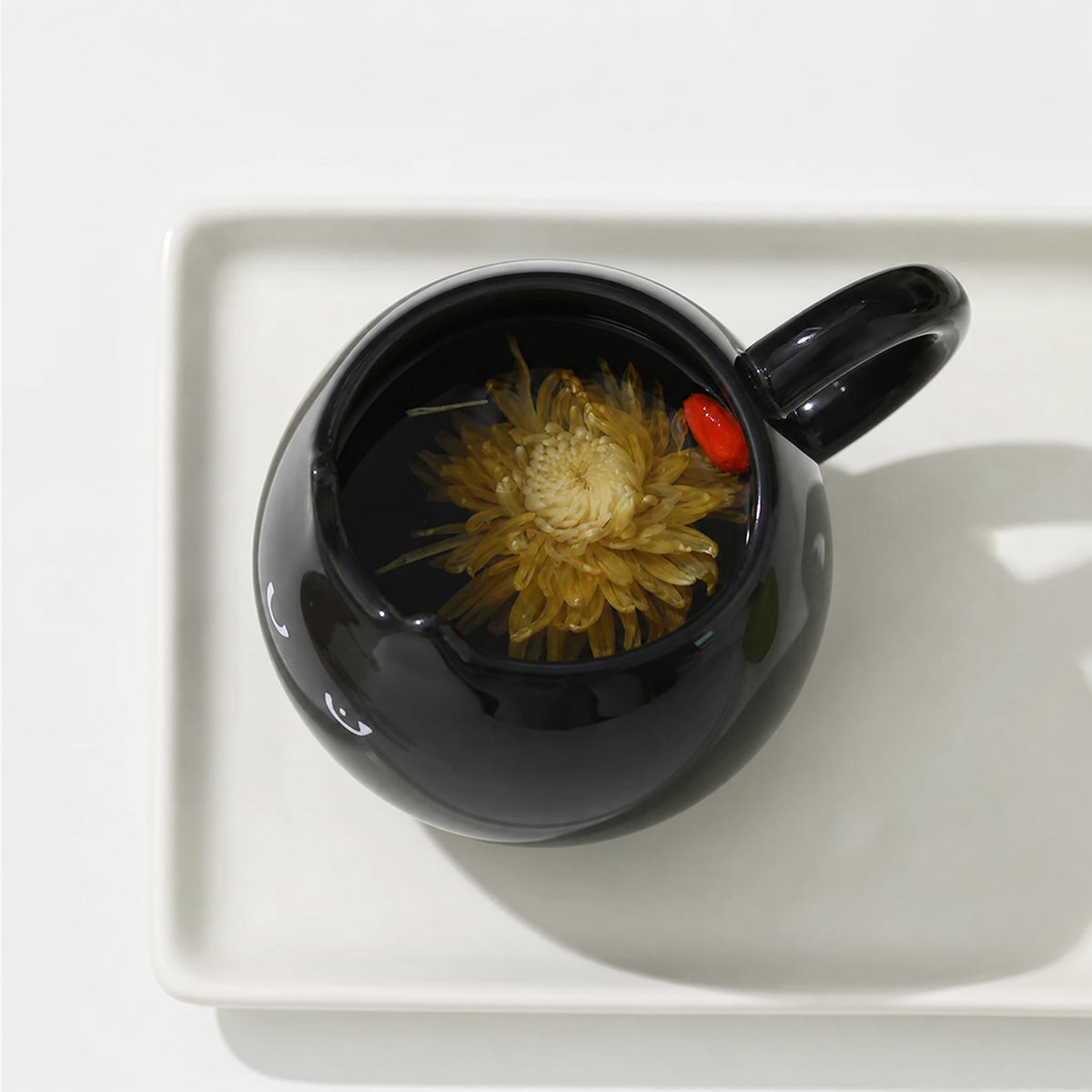 Black Cat Ceramic Mug — 380 ml with Sculpted Cat Ears 3