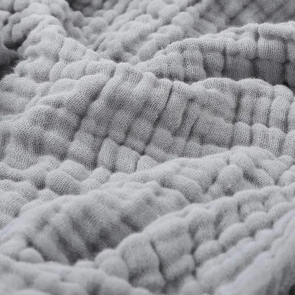 Muslin Cotton Throw Blanket — Soft Lightweight Breathable Plaid 5
