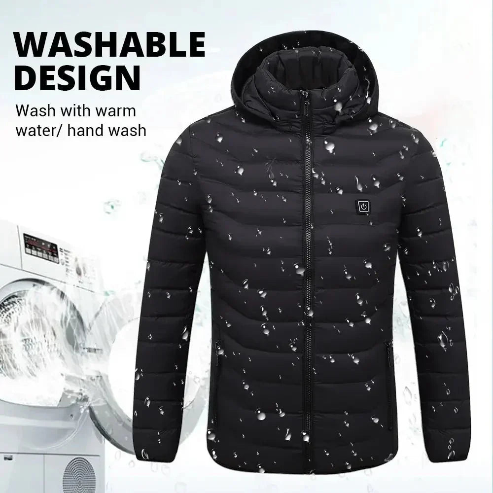 Frostiq Heated Winter Jacket Unisex — Rechargeable Electric 7