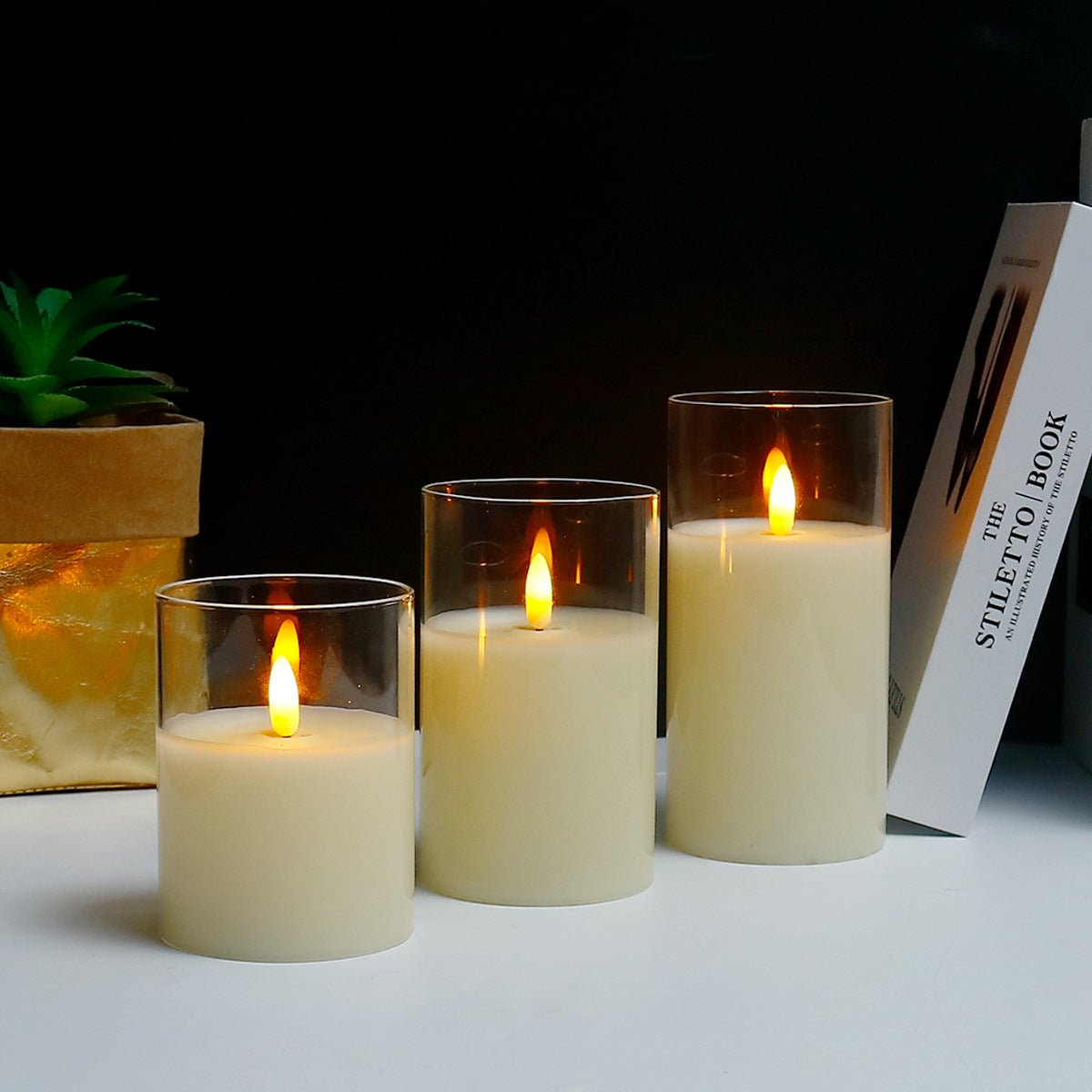 Flameless LED Candles with Remote Control — Realistic Flame Effect 16