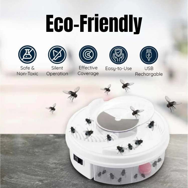 Trappola per Mosche Silenziosa USB Ecologica