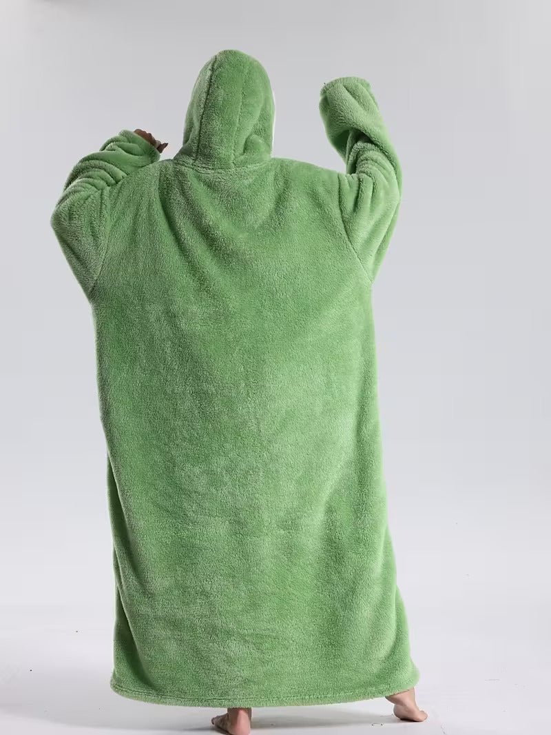 Hoodie Blanket with Sleeves — Oversized Wearable Blanket Unisex 10