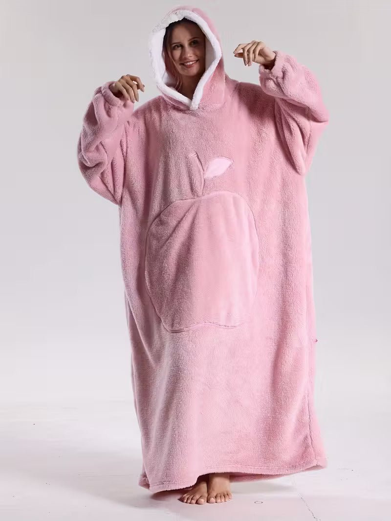 Hoodie Blanket with Sleeves — Oversized Wearable Blanket Unisex 5