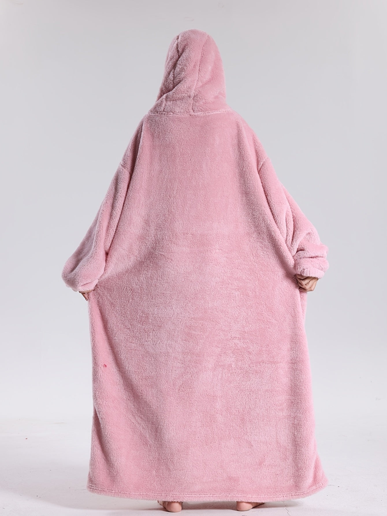 Hoodie Blanket with Sleeves — Oversized Wearable Blanket Unisex 6