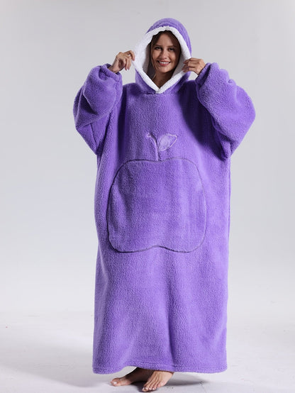 Hoodie Blanket with Sleeves — Oversized Wearable Blanket Unisex 7