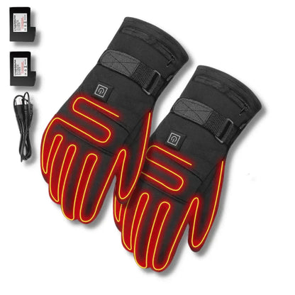 Rechargeable Heated Gloves Waterproof — 3 Heat Settings Outdoor 4