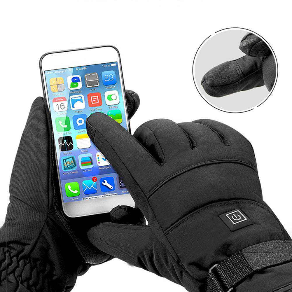 Rechargeable Heated Gloves Waterproof — 3 Heat Settings Outdoor 5