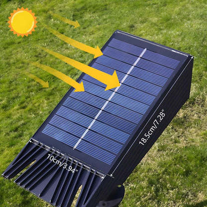 Solar LED Garden Spotlight IP65 — RGB Multi-Zoom Outdoor Light 9