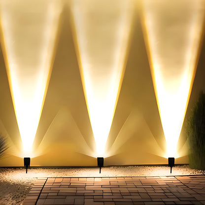 Faretto Solare LED da Giardino Testa Regolabile RGB