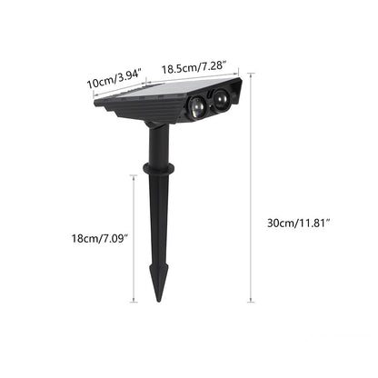 Solar LED Garden Spotlight IP65 — RGB Multi-Zoom Outdoor Light 11