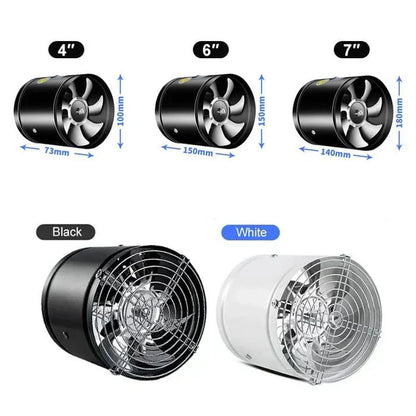 Silent Wall Exhaust Fan — Powerful 800 m³/h Ventilator 9