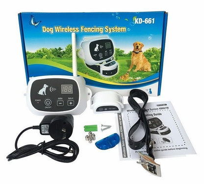 Recinto Elettronico Wireless per Cani con Collare Regolabile