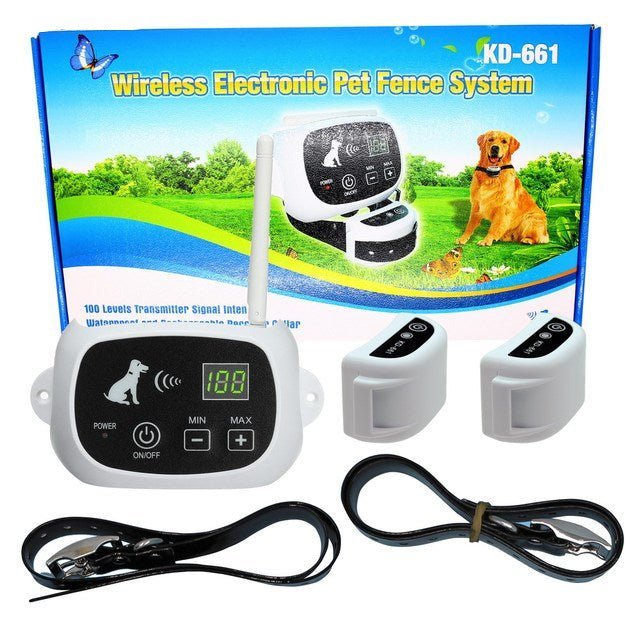 Recinto Elettronico Wireless per Cani con Collare Regolabile