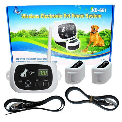 Recinto Elettronico Wireless per Cani con Collare Regolabile