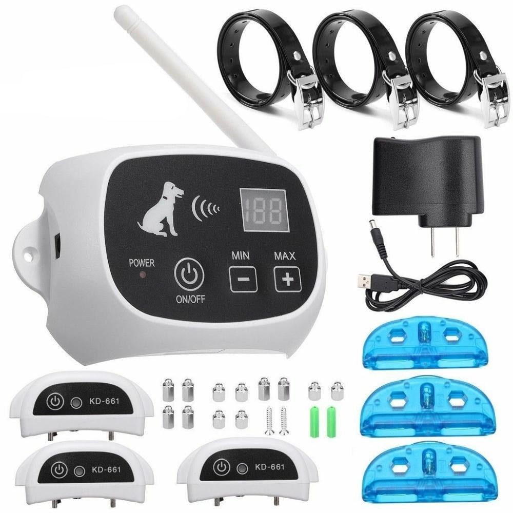 Recinto Elettronico Wireless per Cani con Collare Regolabile