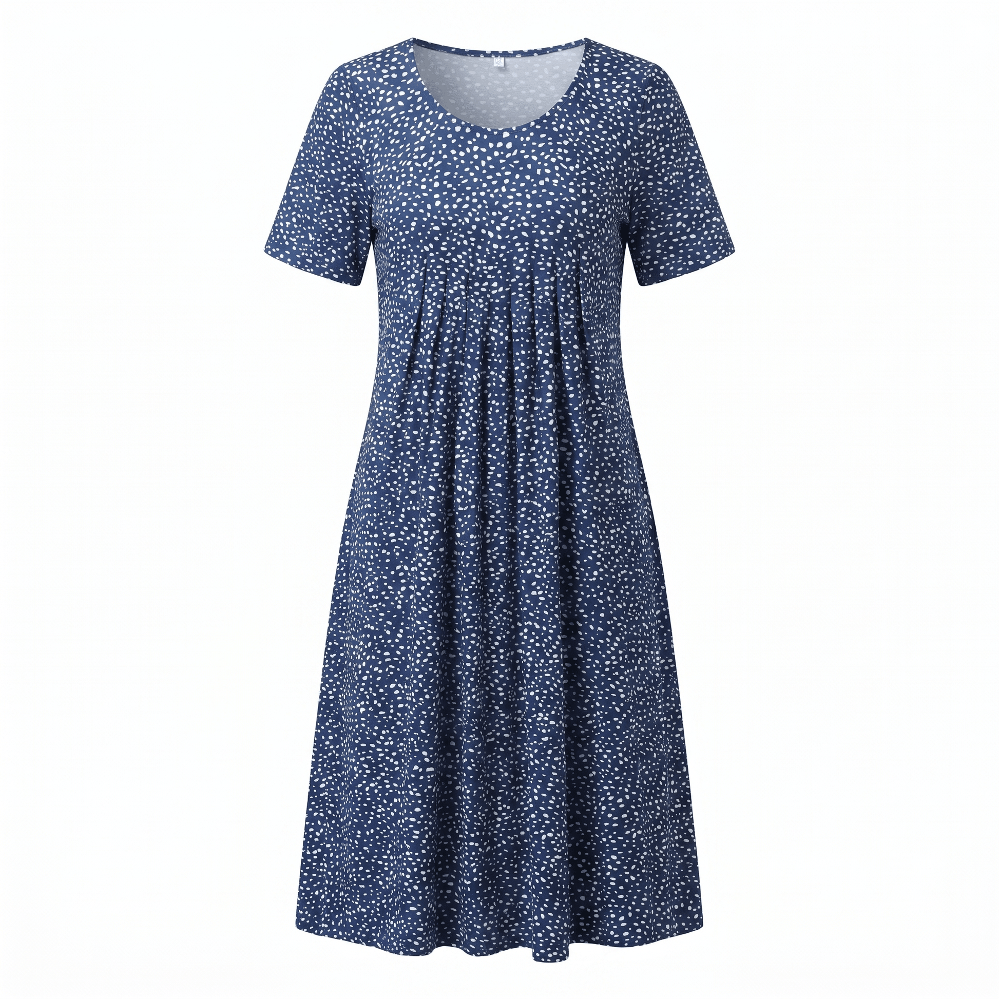 Abito Midi Donna Casual a Stampa Floreale Linea A