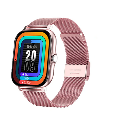 Women's Smartwatch with GPS Touch Screen & Mesh Metal Band 7