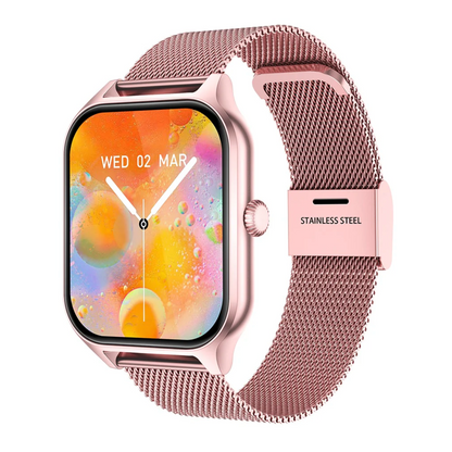 Women's Smartwatch with GPS Touch Screen & Mesh Metal Band 8