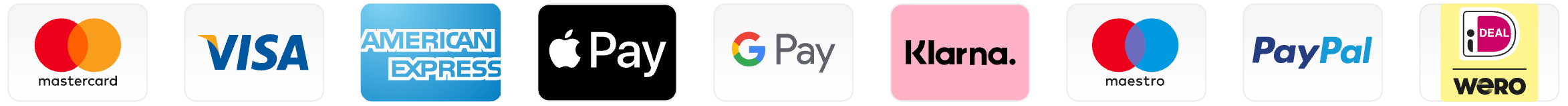 Accepted Payment Methods netherlands code nl